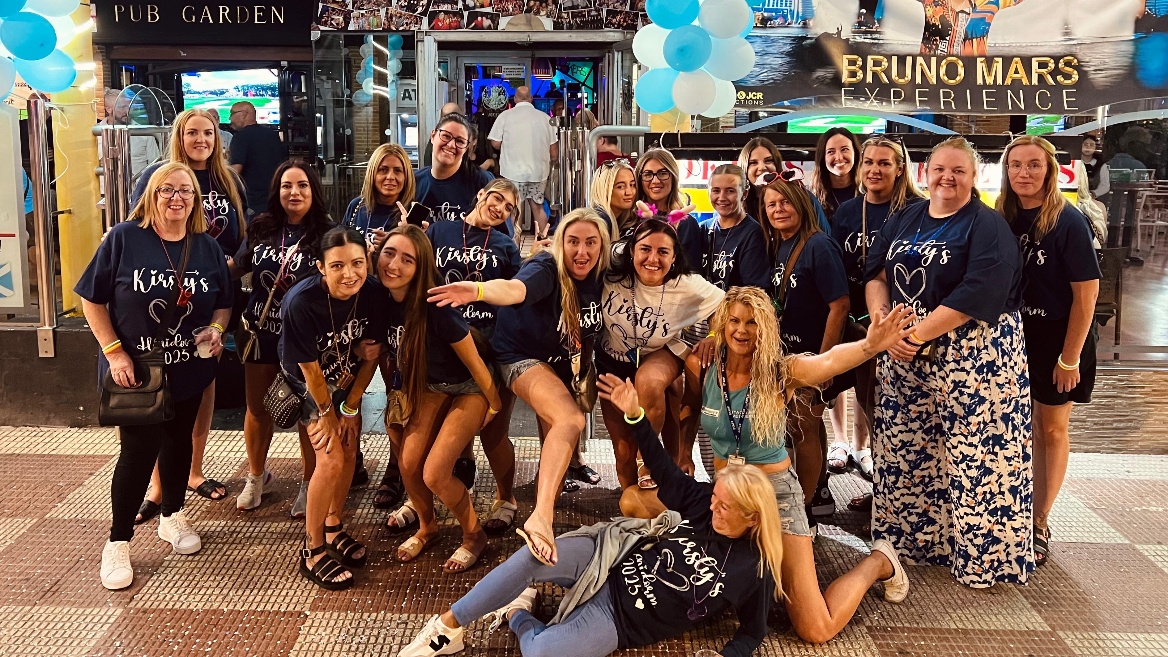 hen party out on the town